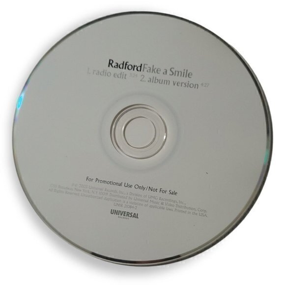 Radford - Fake A Smile [2003‎ Promotional CD Single] - Picture 3 of 3